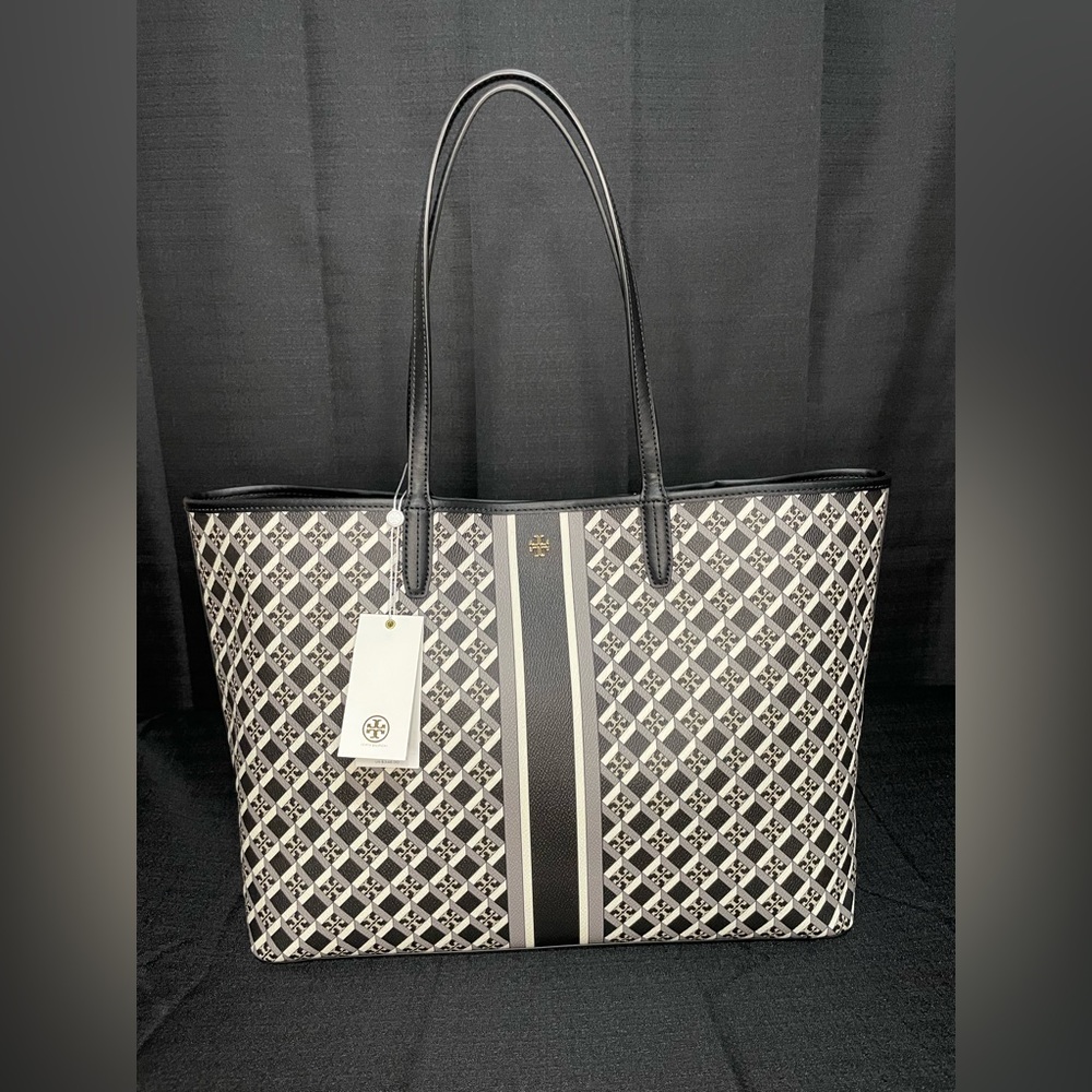 NWT Tory Burch Large Geo Logo Tote